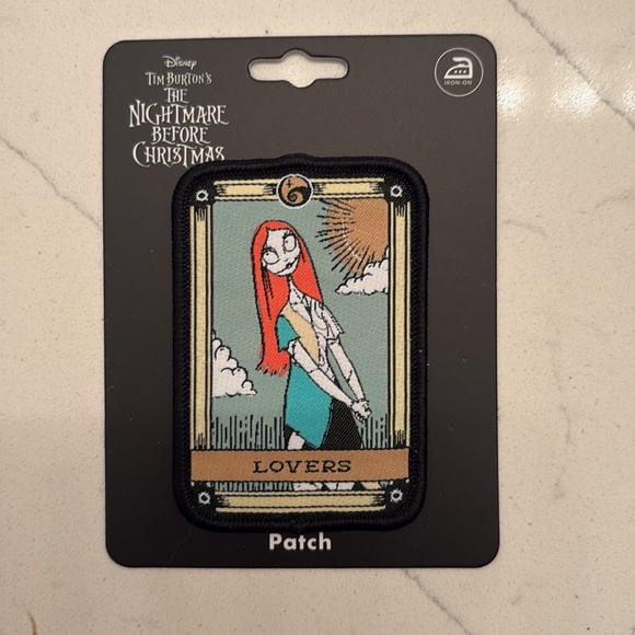 Disney, the nightmare before Christmas set of two iron on patches, Sally & Jack - Picture 2 of 5